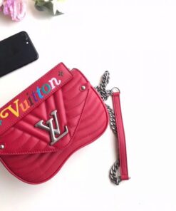 Replica Louis Vuitton Red New Wave Chain Bag PM M51930 BLV645 2
