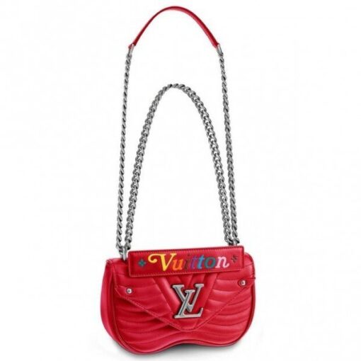 Replica Louis Vuitton Red New Wave Chain Bag PM M51930 BLV645