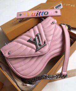 Replica Louis Vuitton Pink New Wave Chain Bag PM M51933 BLV644 2