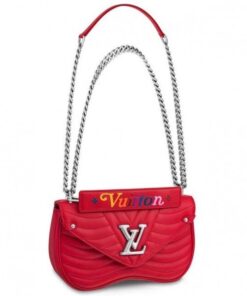 Replica Louis Vuitton Red New Wave Chain Bag MM M51943 BLV642