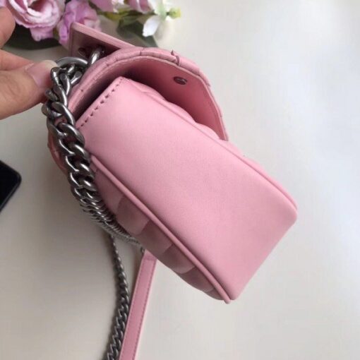 Replica Louis Vuitton Pink New Wave Chain Bag MM M51944 BLV641 4