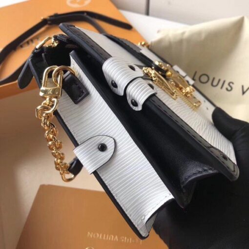 Replica Louis Vuitton White Trunk Clutch Epi Leather M52151 BLV183 3