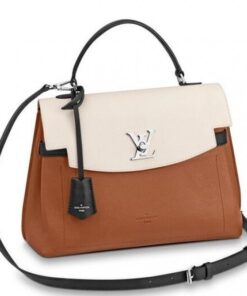 Replica Louis Vuitton Caramel Lockme Ever Bag M52360 BLV736