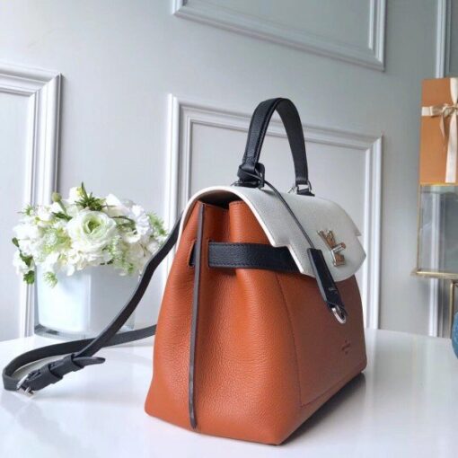Replica Louis Vuitton Caramel Lockme Ever Bag M52360 BLV736 6