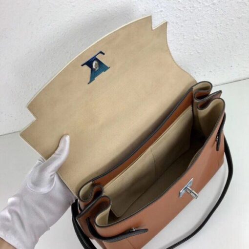 Replica Louis Vuitton Caramel Lockme Ever Bag M52360 BLV736 10