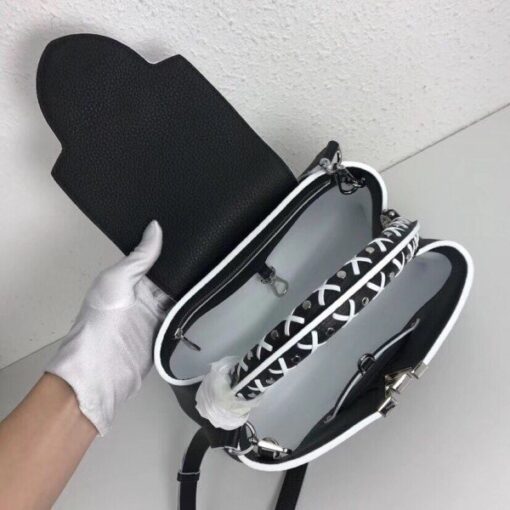 Replica Louis Vuitton Capucines PM Bag With XOXO Motif Handle M52389 BLV850 7