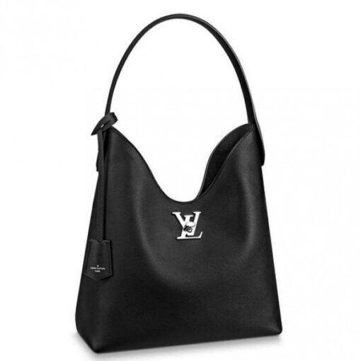 Replica Replica Louis Vuitton Beige Lockme Hobo Shoulder Bag M44330 BLV739 BLV740