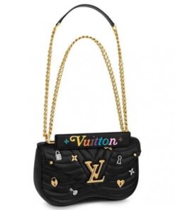 Replica Louis Vuitton Love Locks New Wave Chain Bag MM M52913 BLV637