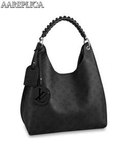 Replica Louis Vuitton Carmel Hobo Bag Mahina Leather M52950 BLV256
