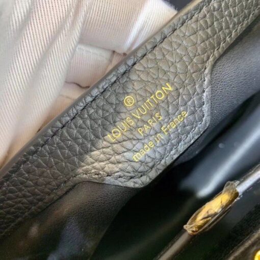 Replica Louis Vuitton Black Capucines PM Bag With Chain M52963 BLV838 4