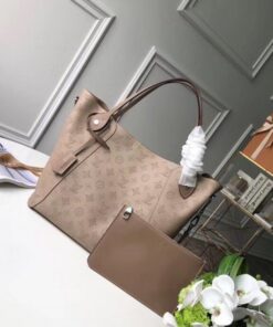 Replica Louis Vuitton Hina MM Bag Mahina Leather M53140 BLV255 2