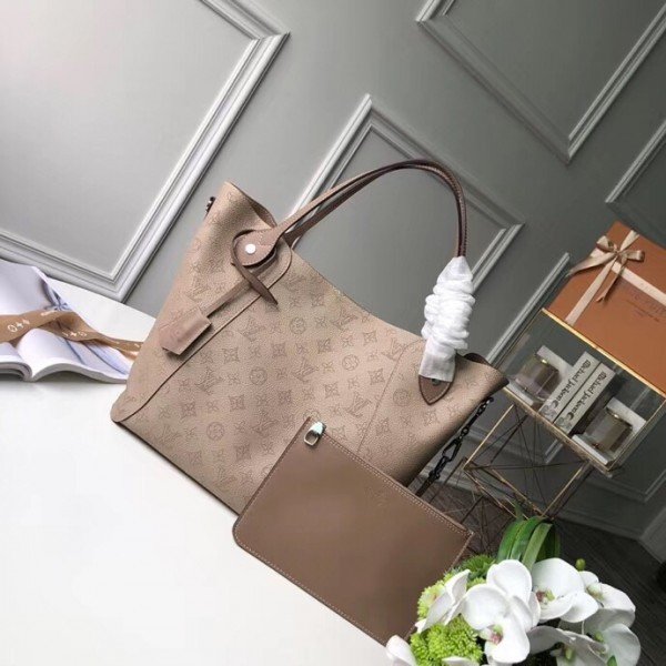 Replica Louis Vuitton Hina MM Bag Mahina Leather M53140 BLV255 for