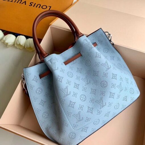 Replica Louis Vuitton Girolata Bag Mahina Leather M53154 BLV269 3