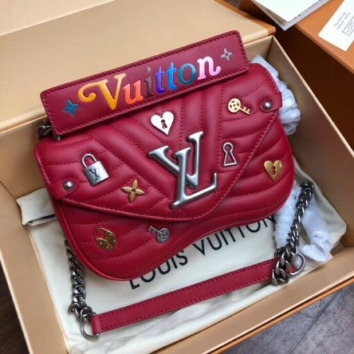 Replica Louis Vuitton Love Lock New Wave Chain Bag PM M53213 BLV624 2