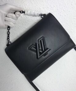 Replica Louis Vuitton Twist MM All Black Epi M53236 BLV229 2