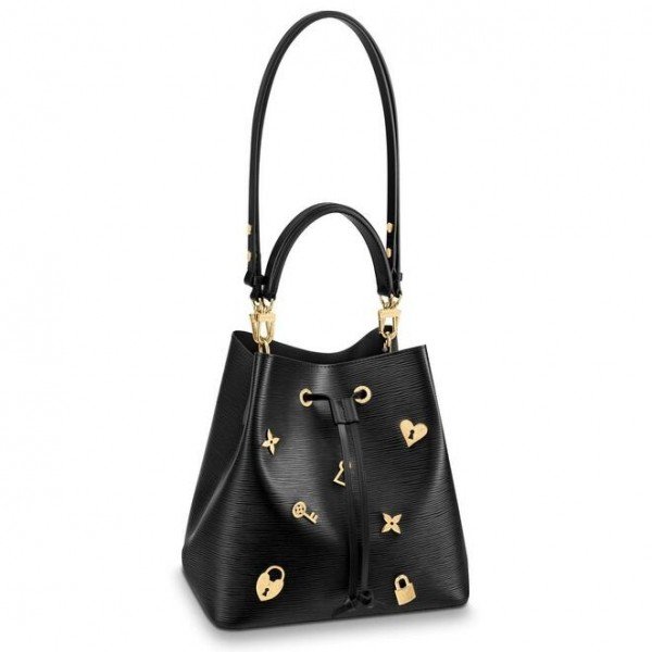 Louis Vuitton NeoNoe Handbag Love Lock Epi Leather
