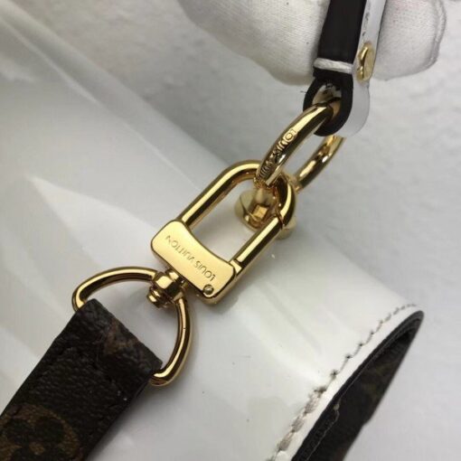 Replica Louis Vuitton White Cherrywood Bag Patent Leather M53352 BLV661 4
