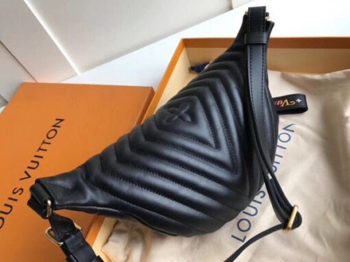 Replica Louis Vuitton Black New Wave Bum Bag M53750 BLV639 3