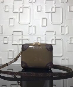 Replica Louis Vuitton Bronze Venice Bag Patent Leather M54390 BLV665 2