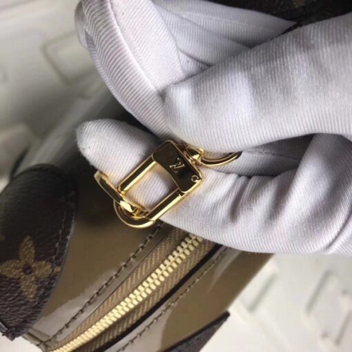 Replica Louis Vuitton Bronze Venice Bag Patent Leather M54390 BLV665 6