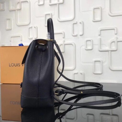 Replica Louis Vuitton Black Lockme Mini Backpack M54573 BLV025 3