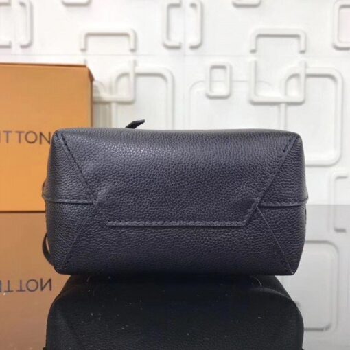 Replica Louis Vuitton Black Lockme Mini Backpack M54573 BLV025 5