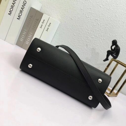 Replica Louis Vuitton Black Twist Tote Epi Leather M54810 BLV222 4