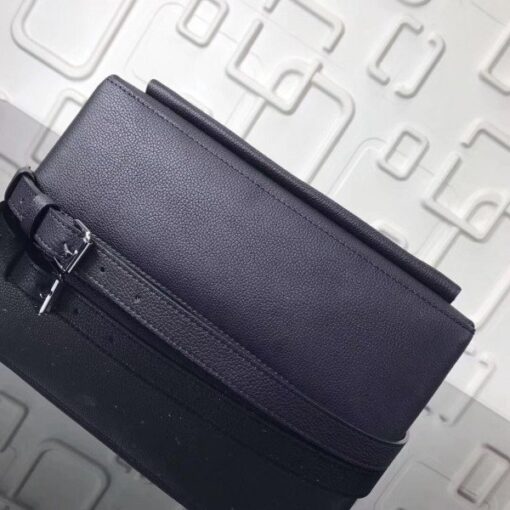 Replica Louis Vuitton Black My Lockme Bag M54849 BLV763 2
