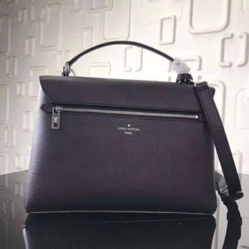 Replica Louis Vuitton Black My Lockme Bag M54849 BLV763 3