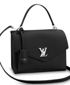 Replica Louis Vuitton Black My Lockme Bag M54849 BLV763