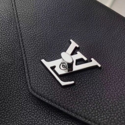 Replica Louis Vuitton Black My Lockme Bag M54849 BLV763 6