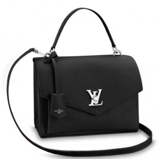Replica Louis Vuitton Black My Lockme Bag M54849 BLV763