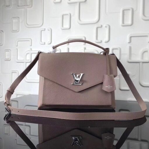Replica Louis Vuitton Taupe Glace My Lockme Bag M54877 BLV764 2
