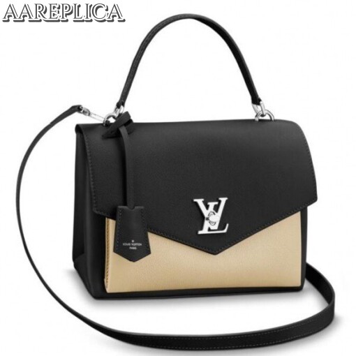 Replica Louis Vuitton Vanille Noir My Lockme Bag M54878 BLV751