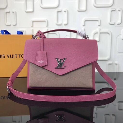 Replica Louis Vuitton Rose Bruyere My Lockme Bag M54997 BLV750 2