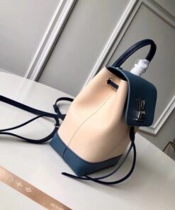 Replica Louis Vuitton Blue Jean Lockme Mini Backpack M55017 BLV027 2