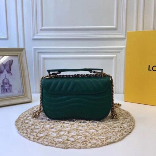 Replica Louis Vuitton Green New Wave Chain Bag PM M55021 BLV657 2