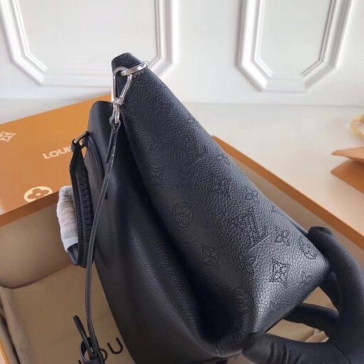 Replica Louis Vuitton Black Haumea Bag Mahina Leather M55029 BLV273 3