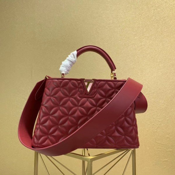 Replica Louis Vuitton Capucines BB LV Bag Pearly Pink M21103 for