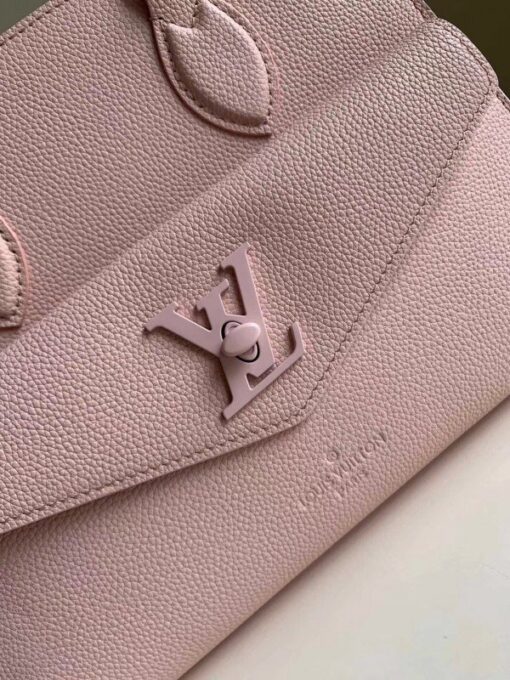 Replica Louis Vuitton White Lockme Tote PM Bag M55818 BLV779 3