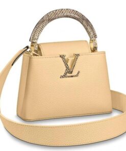 Replica Louis Vuitton Capucines Mini With Ayers Snakeskin Handle M55923 BLV668
