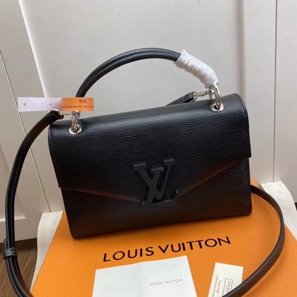 LOUIS VUITTON LV SHW Bleecker Box 2 Way Shoulder Bag M52703 Epi Leather  Black