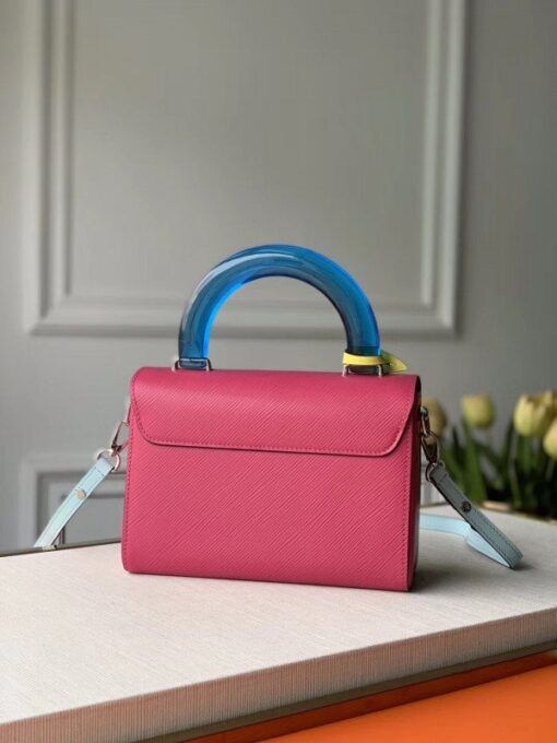 Replica Louis Vuitton Twist MM Bag With Plexiglass Handle M56131 BLV170 3