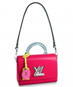 Replica Louis Vuitton Twist MM Bag With Plexiglass Handle M56131 BLV170