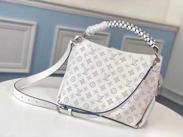 Replica Louis Vuitton Beaubourg Hobo MM Mahina Leather M56201 BLV242 for  Sale