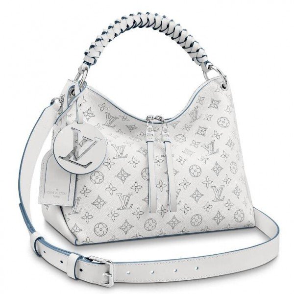 Replica Louis Vuitton Beaubourg Hobo MM Mahina Leather M56201 BLV242 for  Sale