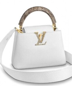 Replica Louis Vuitton Capucines Mini With Ayers Snakeskin Handle M56399 BLV686