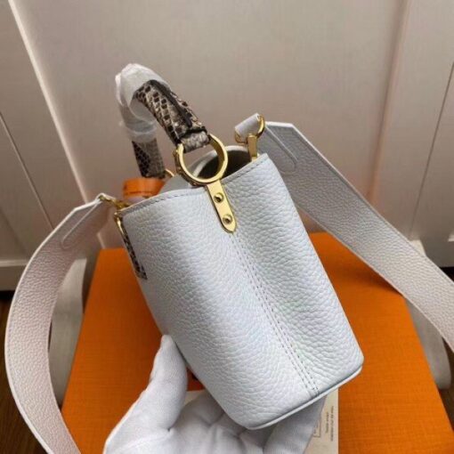 Replica Louis Vuitton Capucines Mini With Ayers Snakeskin Handle M56399 BLV686 4