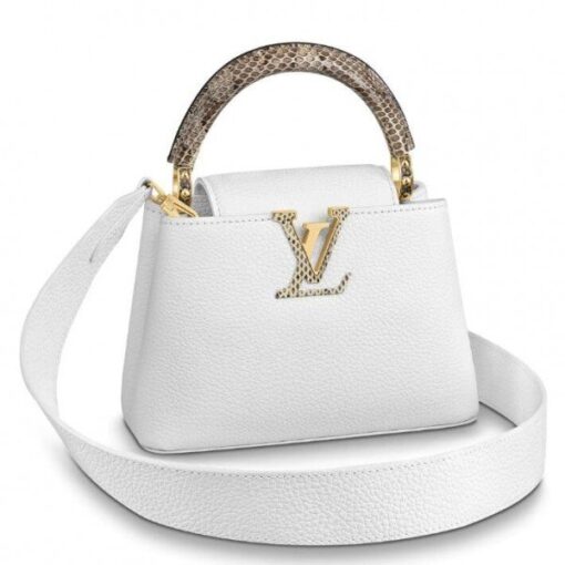 Replica Louis Vuitton Capucines Mini With Ayers Snakeskin Handle M56399 BLV686