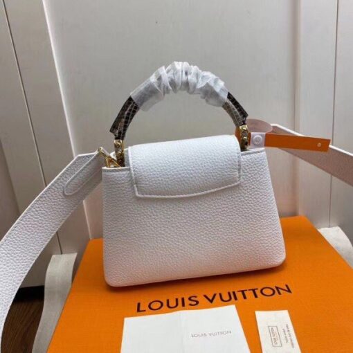 Replica Louis Vuitton Capucines Mini With Ayers Snakeskin Handle M56399 BLV686 7